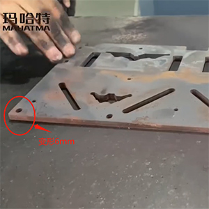 5.5mm激光切割下料碳鋼板變形校平，精度0.1mm-高精密矯平機(jī)